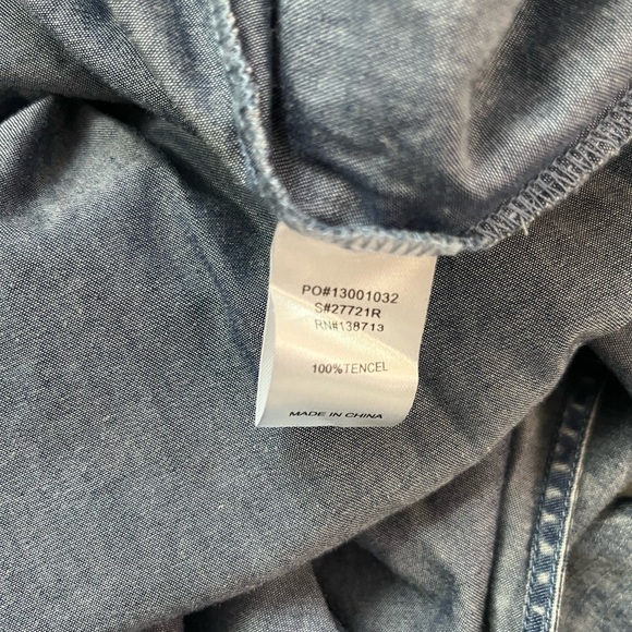 Doe & Rae Drawstring Denim Romper NWT - Picture 10 of 10